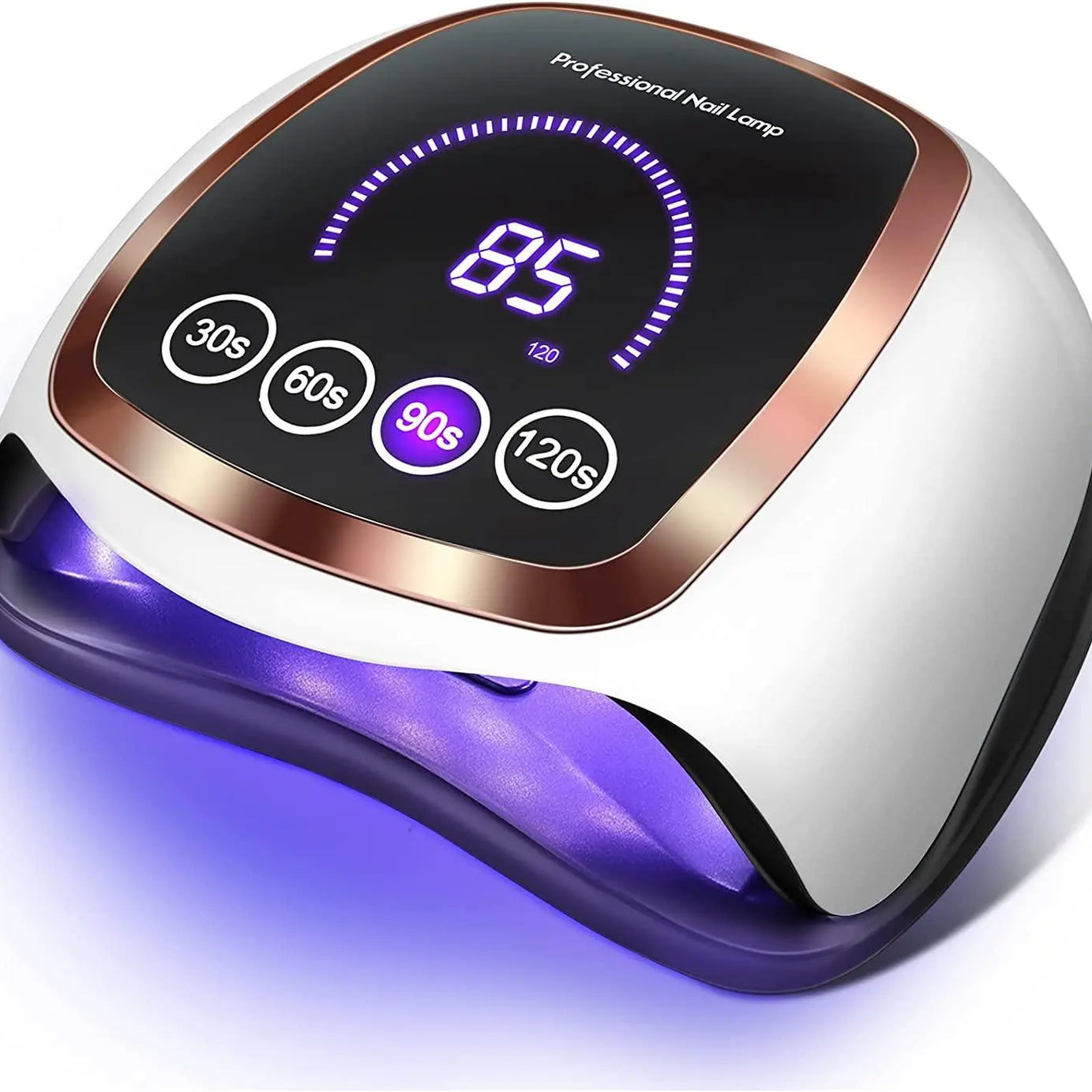BLUEQUE V3 2 in 1 UV LED Nail Lamp Dryer for Gel Polish 168W with 4 Timer Settings Auto Sensor and LCD Touch Screen for Salon and Home Use - JOLIE'S UAE