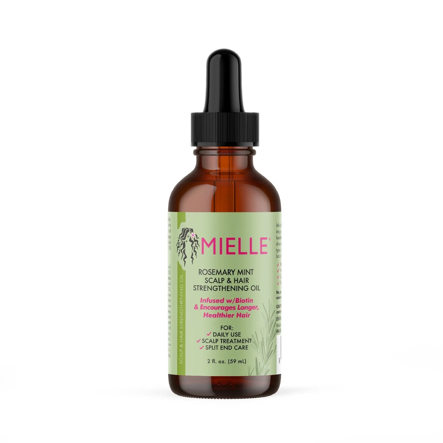 MIELLE Rosemary Mint Scalp & Hair Strengthening Oil 59 ml - JOLIE'S