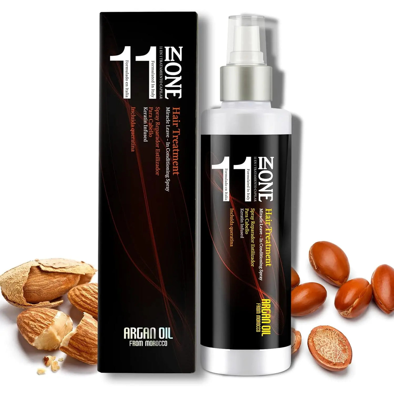 NUSPA 11 in 1 Moroccan Argan oil Moisture Leave In Conditioner Spray 250 ML NUSPA JOLIE'S