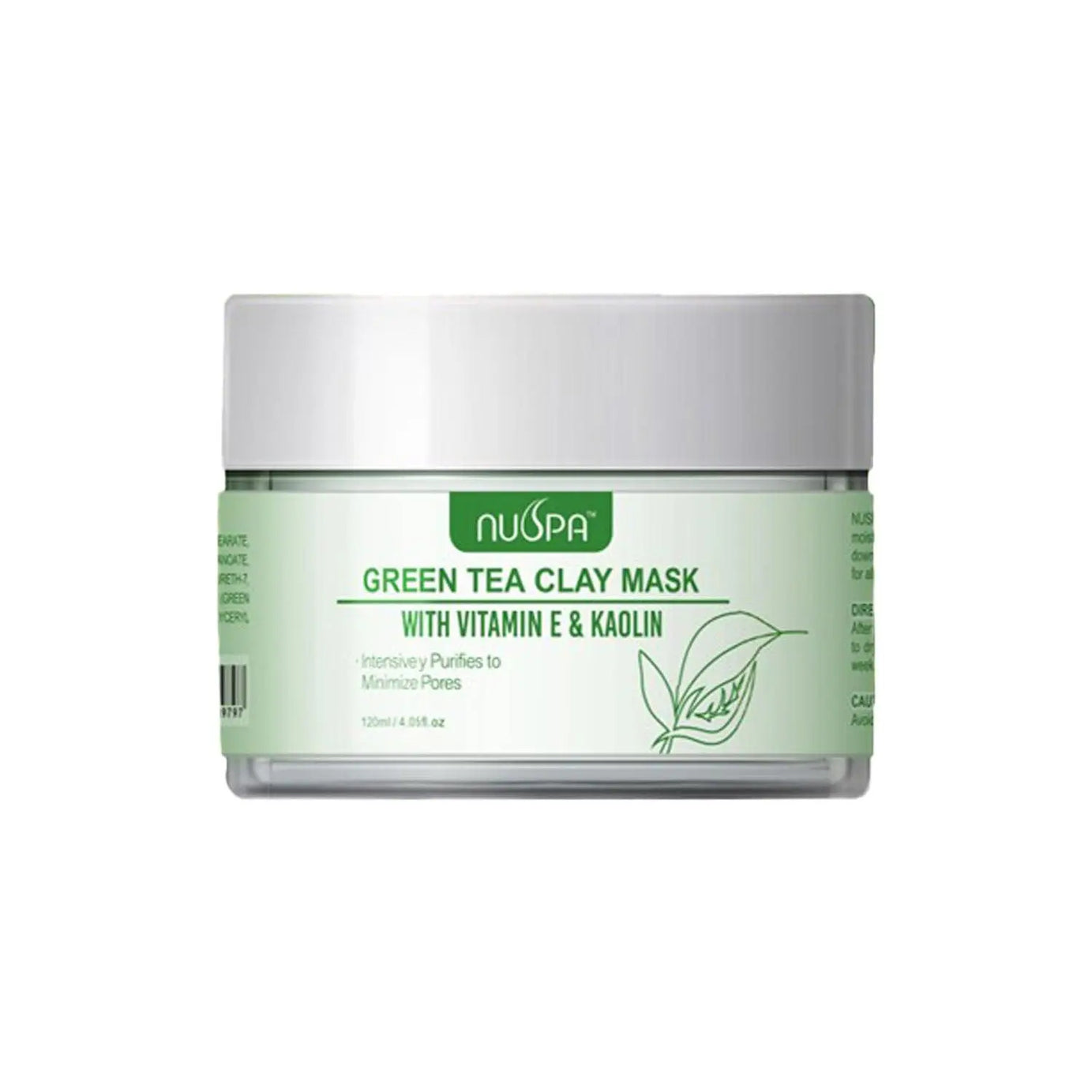 Nuspa Green Tea Clay Mask Cream 120 ML - JOLIE'S UAE