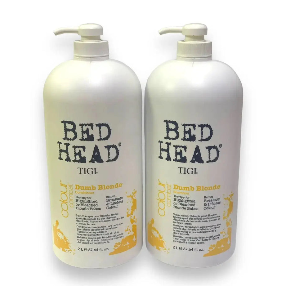 TIGI BED HEAD Dumb Blonde Shampoo & Conditioner Set 2000 ML - JOLIE'S